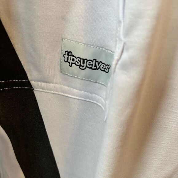 NWOT TIPSY ELVES Unisex Stick Figure One Piece Zip Up Costume Halloween - Size X - Picture 3 of 9